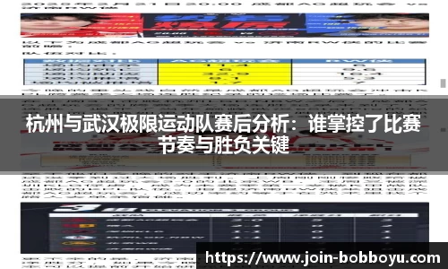 杭州与武汉极限运动队赛后分析:谁掌控了比赛节奏与胜负关键
